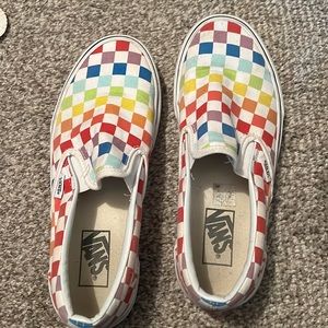 Size 8 Rainbow vans